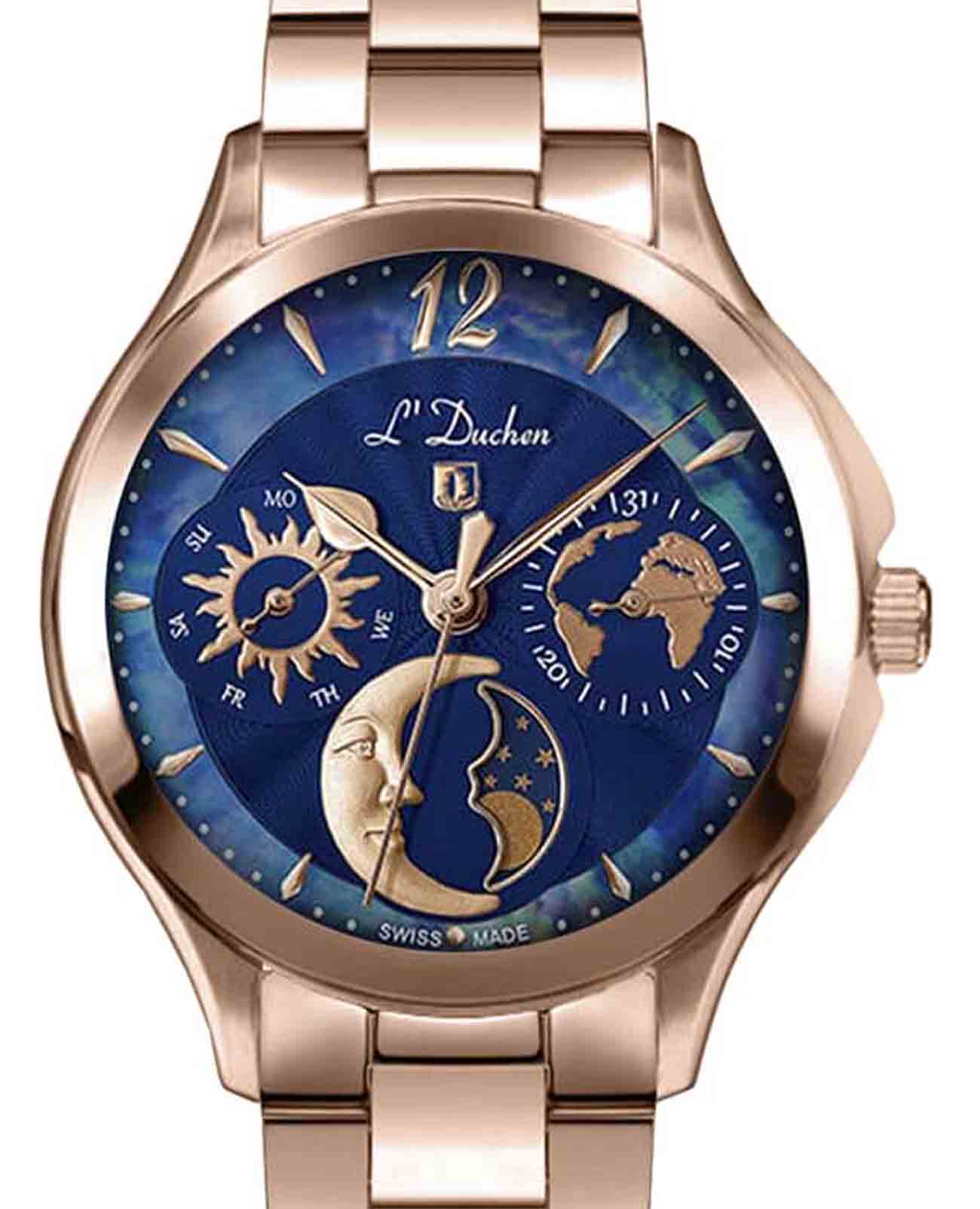 L'Duchen L'Duchen Celeste D 857.40.37 , наручные женские часы фото под углом